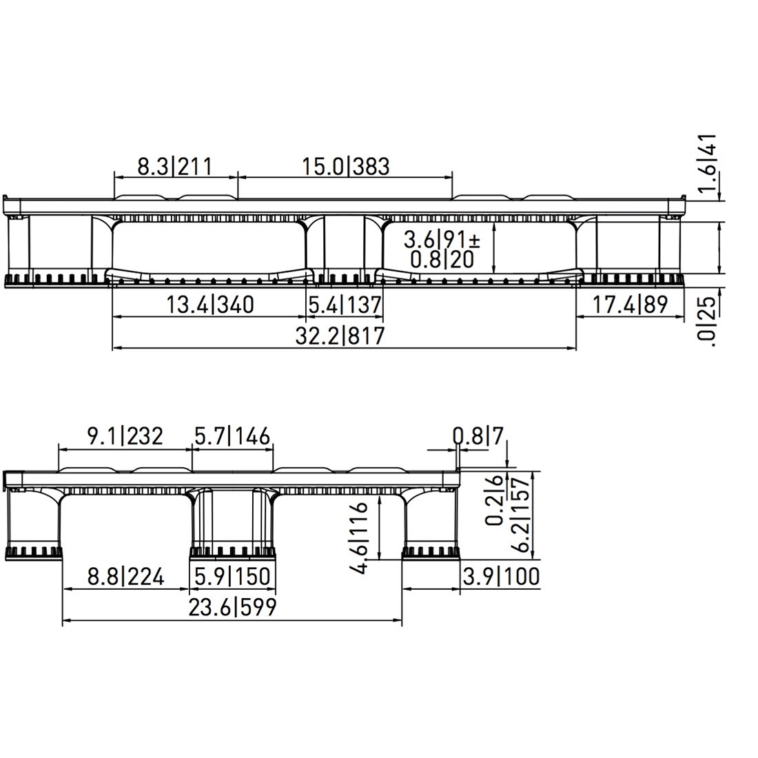 48 X 32 X 6.2<br>Item ID: AE48323R - Image 4